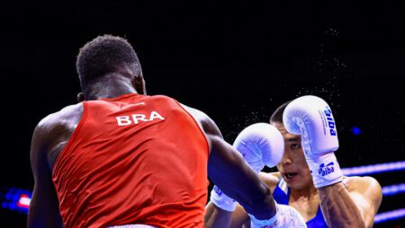 Первая потеря в сборной Казахстана по боксу: в Белграде выбыл из борьбы Бек Нурмаганбет