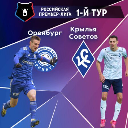 РПЛ. Прогноз на матч 1-го тура «Оренбург» — «Крылья Советов» 16.07.2022 (21:30 UTC +6)