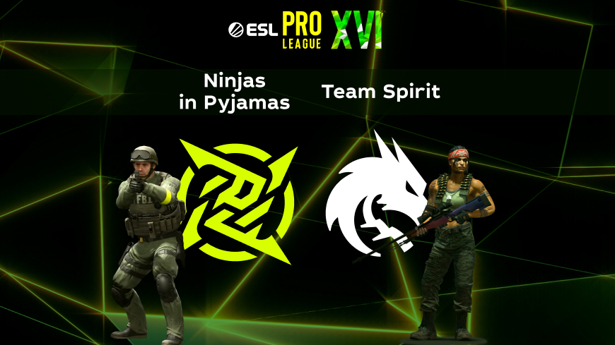 Прогноз на матч Ninjas in Pyjamas — Team Spirit 02.09.2022 (20:00 UTC +6)