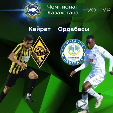 Прогноз на матч «Кайрат» — «Ордабасы» 15.09.2022 (19:00 UTC +6) | 20 тур КПЛ
