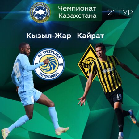 Прогноз на матч «Кызылжар» — «Кайрат» 02.10.2022 (15:00 UTC +6) 21 тур КПЛ