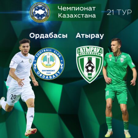 Прогноз на матч «Ордабасы» — «Атырау» 01.10.2022 (17:00 UTC +6) 21 тур КПЛ