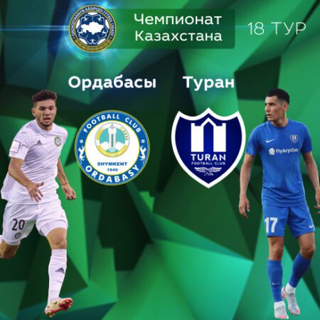 Прогноз на матчи «Ордабасы» — «Туран» 04.09.2022 (20:00 UTC +6) | 18 тур КПЛ