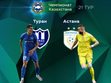Прогноз на матч «Туран» — «Астана» 02.10.2022 (19:00 UTC +6) 21 тур КПЛ