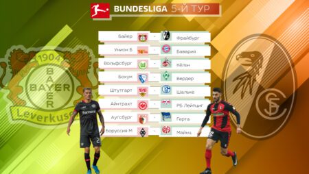 Прогноз на матчи 5-го тура Бундеслиги