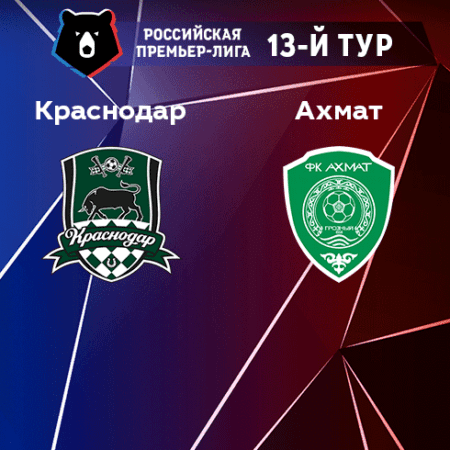 Прогноз на матч «Краснодар» — «Ахмат» 15.10.2022 (19:30 UTC +6) РПЛ