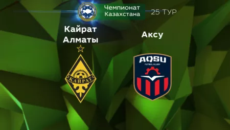 Прогноз на матч «Кайрат Алматы» — «Аксу» 30.10.2022 (17:00 UTC +6) КПЛ