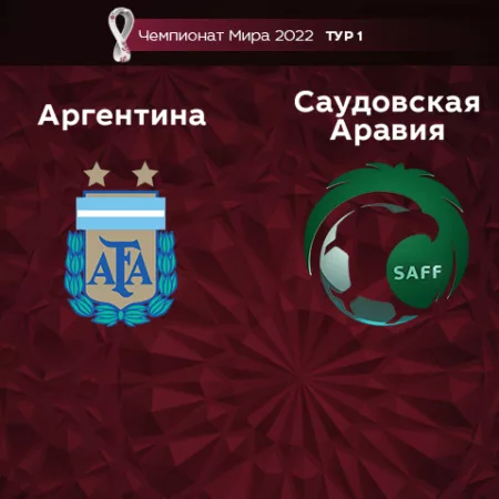 Прогноз на матч Аргентина – Саудовская Аравия 22.11.2022 (16:00 UTC +6) Чемпионат Мира 2022 1 тур