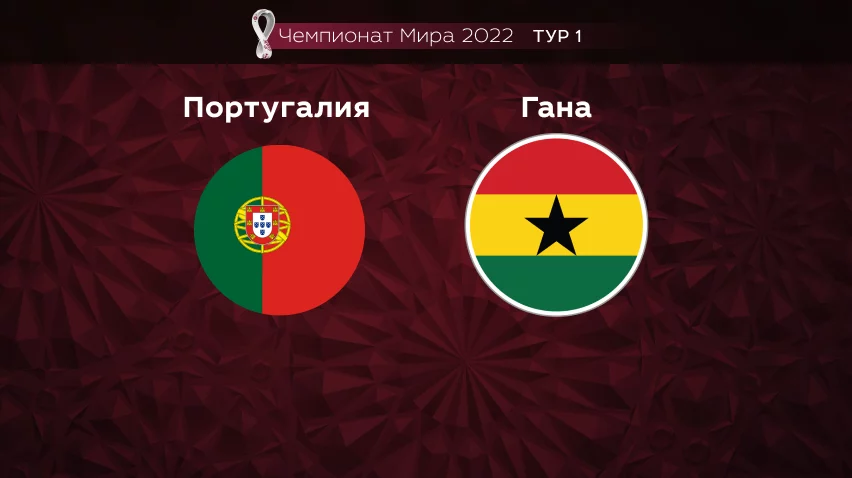 Прогноз на матч Португалия — Гана 24.11.2022 (22:00 UTC +6) Чемпионат мира 1 тур