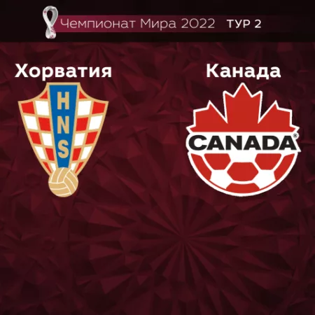 Прогноз на матч Хорватия – Канада 27.11.2022 (22:00 UTC +6) Чемпионат Мира 2022 2 тур