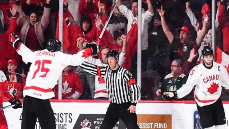 Скандальное «золото»: Канада несправедливо выиграла молодежный чемпионат мира по хоккею
